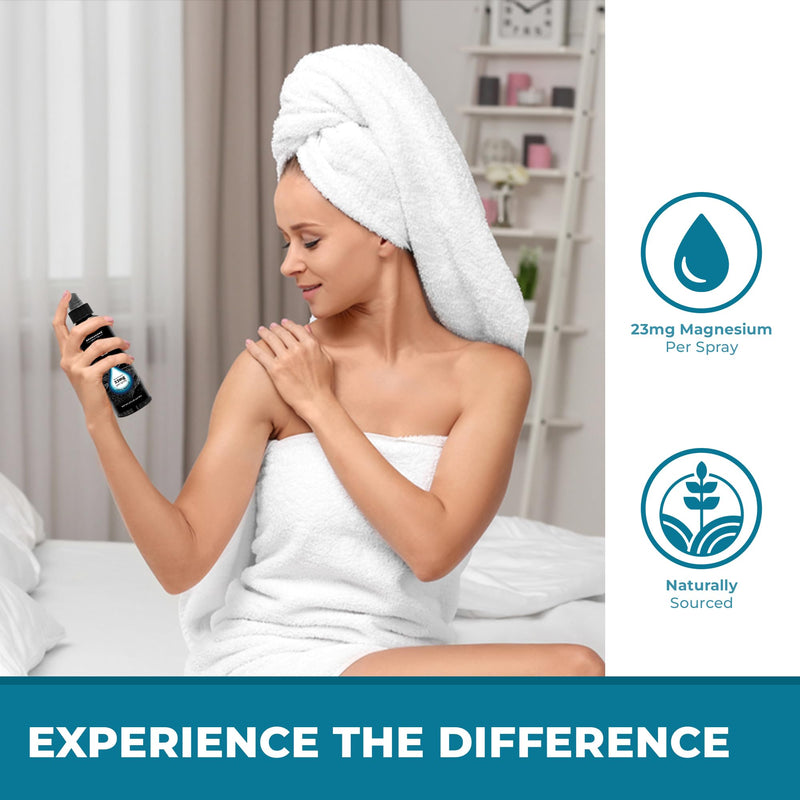 [Australia] - Aromasong Extra Strength Ultra-Pure Magnesium Spray (23mg Magnesium in Each Spray) 8 Oz, Known to be Used for Leg Discomfort and Promotes a Calm Sleep. Unflavored 8 Fl Oz (Pack of 1) 