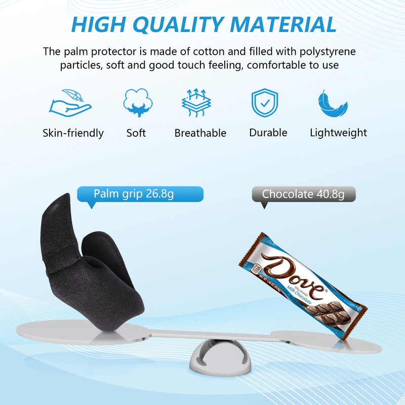 Palm Protector for Hand Contracture, Palm Grip, Finger Contracture Cushion for Rehabilitation Stroke Hemiplegic, Arthritis, Skin Breakdown, Hand Grip Strengthener,Contracture Prevention Pad