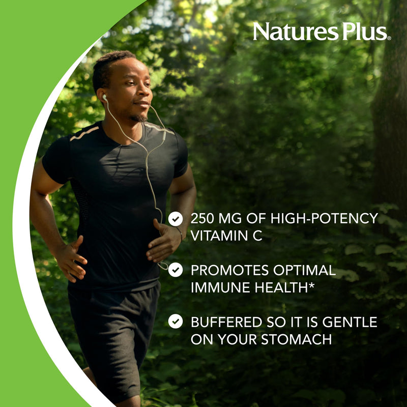 NaturesPlus Orange Juice - 90 Chewable Tablets - 250 mg Vitamin C - High-Potency Immune Support Supplement, Antioxidant - Gentle on Stomach - Vegan, Gluten Free - 90 Servings 90 Count (Pack of 1)