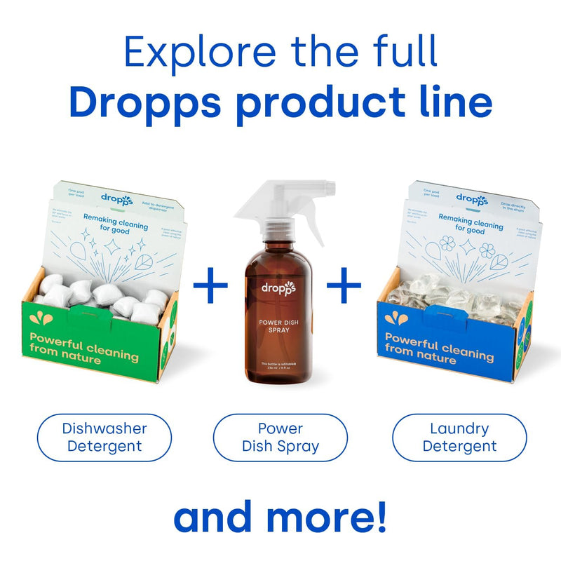 [Australia] - Dropps Fabric Softener Pods: Clean & Crisp | 120 Count | HE Compatible + All Washers | Cold Wash + All Temperatures | Softness + Freshness | Low Waste Packaging 120 Count (Pack of 1) 