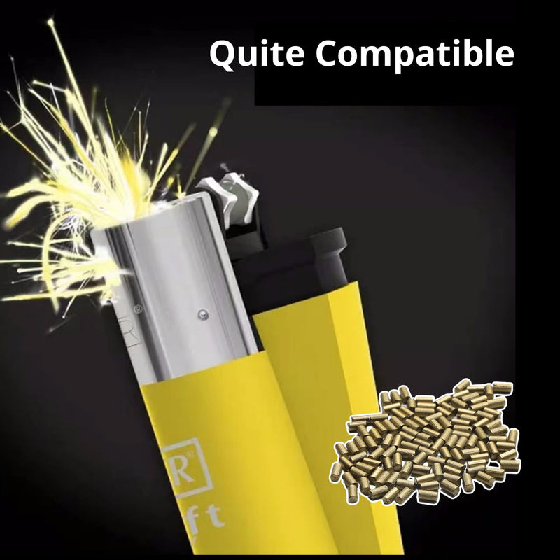 [Australia] - Flint Refills Pack of 100+ Lighter Flint Replacements Ferrocerium Flint Stones for Petrol or Gas Lighters 