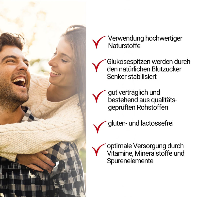 [Australia] - BestProvita blood sugar complex (60 capsules) - to support sugar levels - dietary supplement for stable blood sugar - avoid glucose peaks with L-carnitine, vitamin D & zinc 