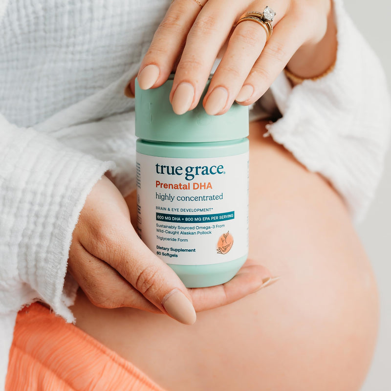 [Australia] - True Grace Prenatal DHA - 60 Softgels - 1400mg of DHA & EPA - for Pre-Conception, Pregnancy & Lactation - Wild Caught & Sustainably Sourced - Gluten Free - 30 Servings 