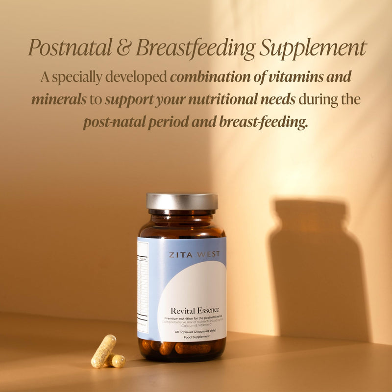 Zita West Revital Essence – Postnatal & Breastfeeding Supplement – 60 Vegecaps (1 Month Supply)