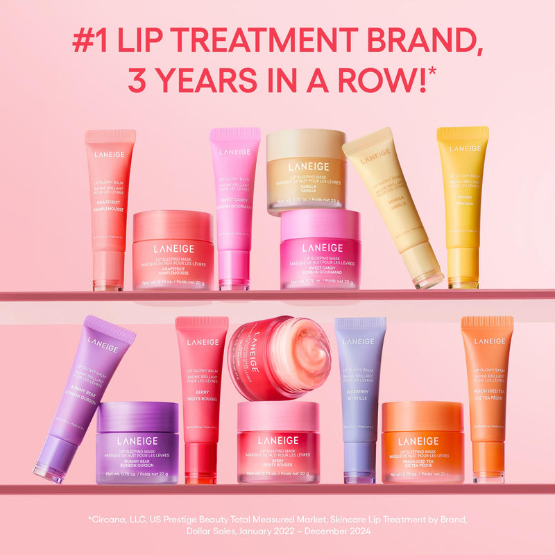 [Australia] - LANEIGE Lip Sleeping Mask: Nourish, Hydrate, Vitamin C, Murumuru & Shea Butter, Antioxidants, Flaky, Dry Lips Strawberry Shortcake 