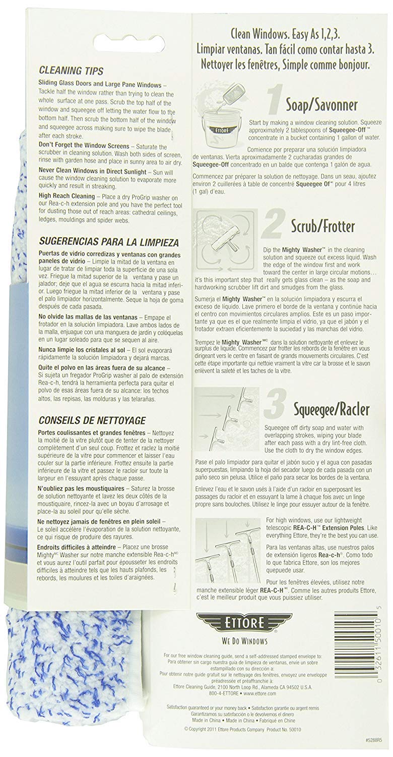 [Australia] - Ettore, Size, 50010 Mighty Window Washer, 10-Inch 