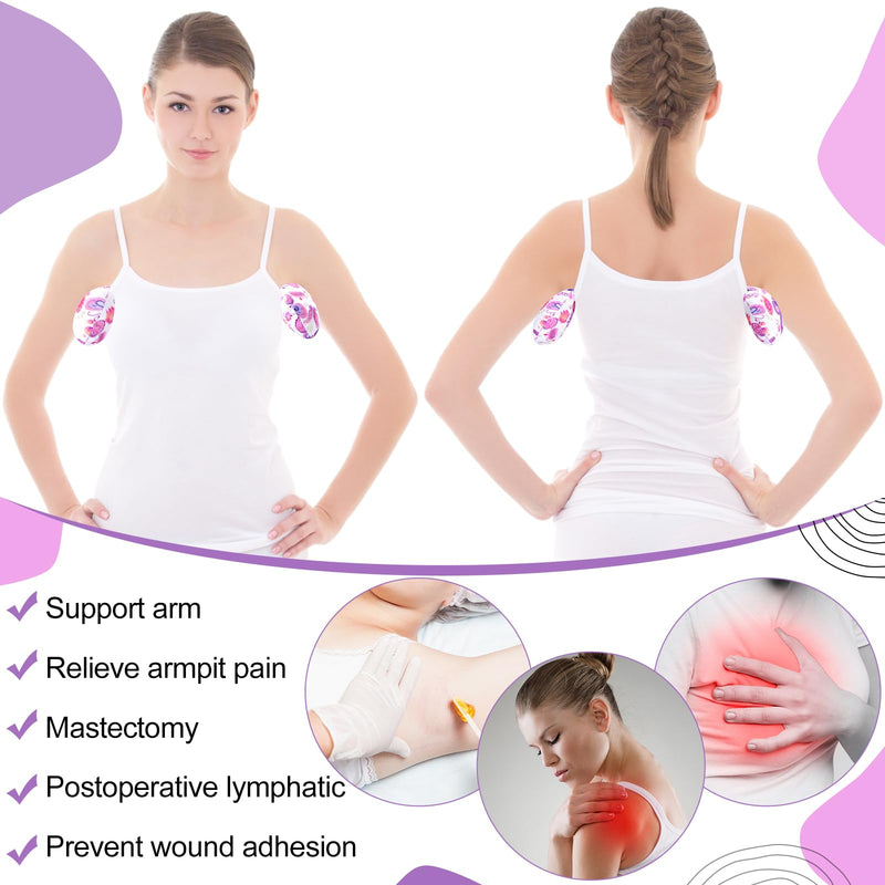 [Australia] - 4 Pcs Lymphedema Axilla Pillow Mastectomy Cotton Post Breast Surgery Recovery Breast Pillow for Sleeping Mastectomy Underarm Armpit Pain Relief 