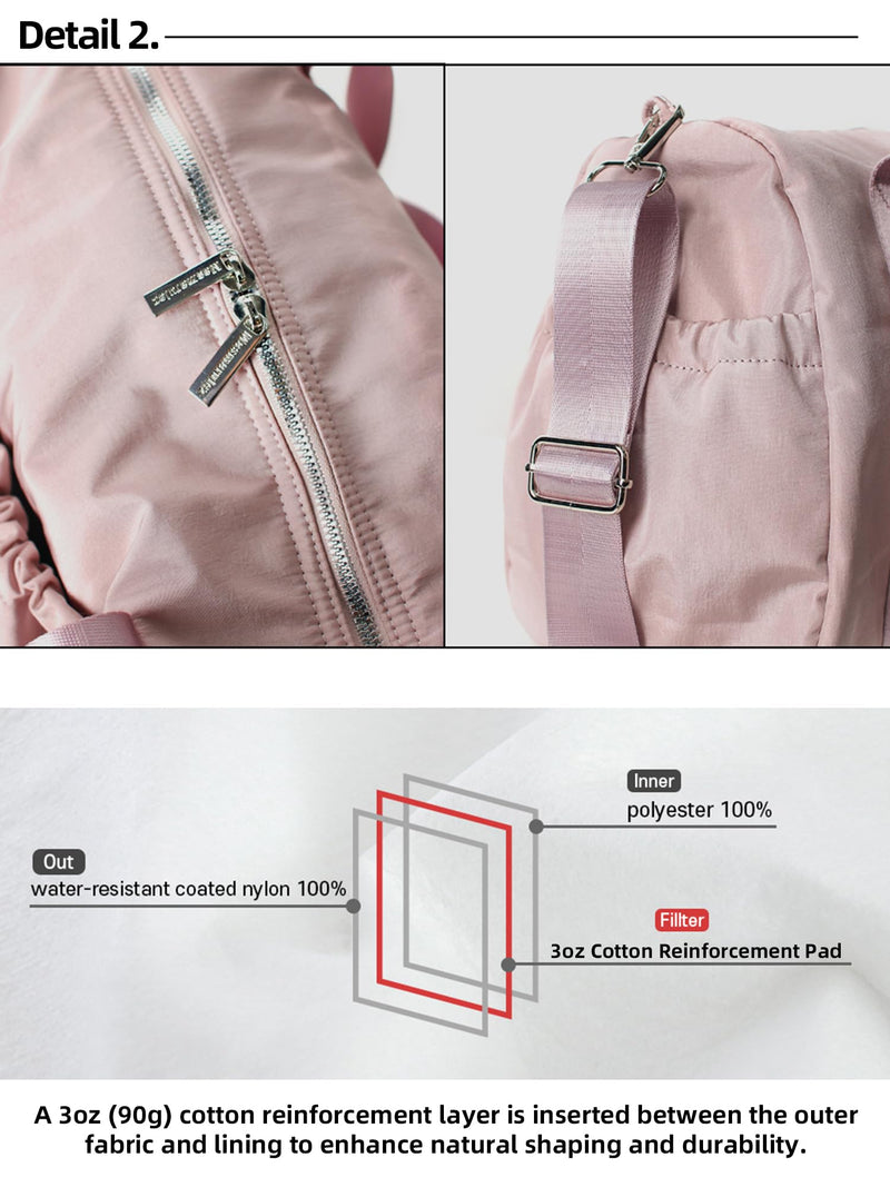 Shoulder Duffel Bag for Women | Large Foldable Travel & Gym Bag | Carry On Luggage for Sports & Baby Essentials
