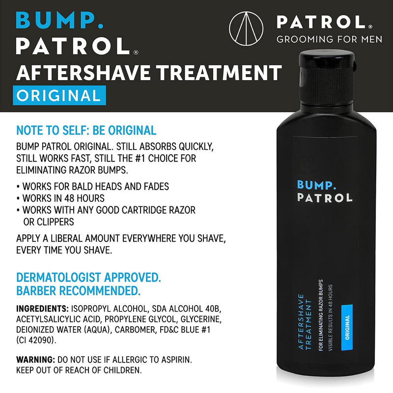 [Australia] - Bump Patrol Original Formula After Shave Bump Treatment Serum - Razor Bumps, Ingrown Hair Solution for Men and Women - 2 Ounces 4 Pack Pack of 4 4 Fl Oz 