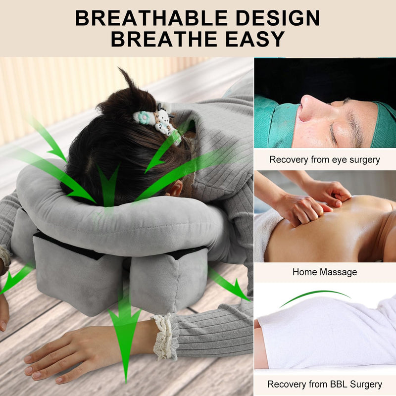 [Australia] - Face Down Pillow After Eye Surgery, Face Down for Bed Stomach Sleeping/Prone Pillow, Retinal Vitrectomy Recovery Equipment 