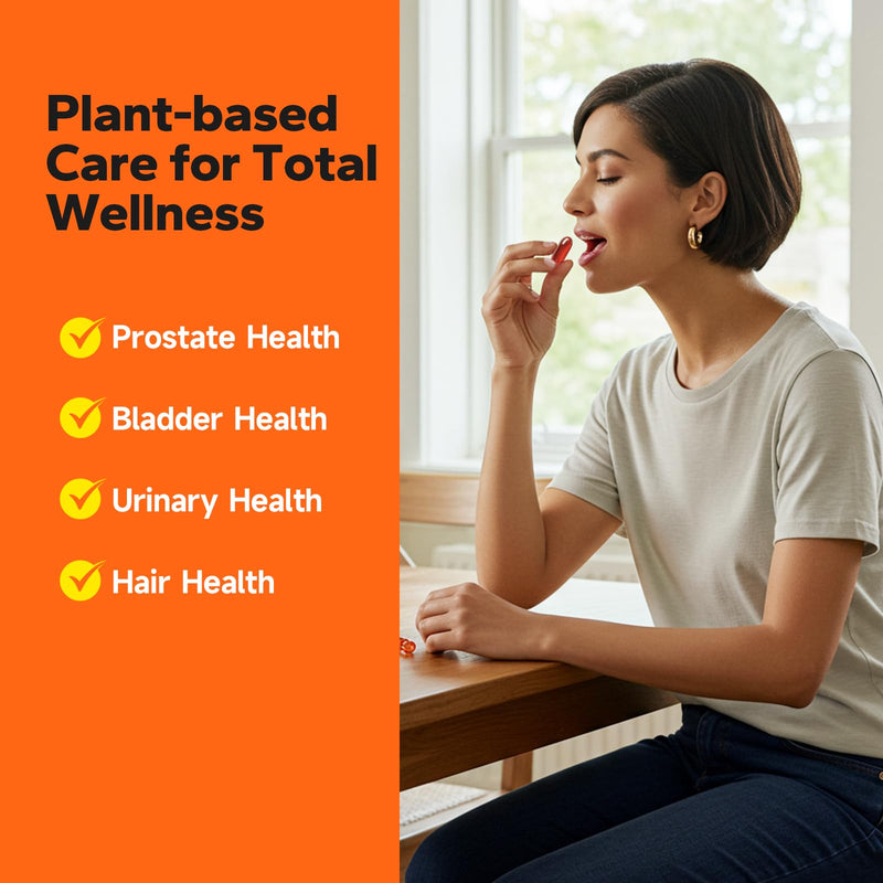 [Australia] - Pumpkin Seed Oil with Saw Palmetto (300 Softgel Capsules), Pumpkin Seed Oil Capsules, Supplement Supports Hair, Urinary, Bladder & Prostate Health, Cold Pressed & Pure Virgin 