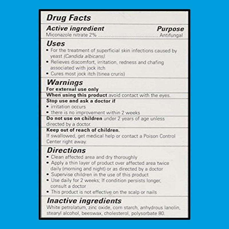 Triple Paste AF Antifungal Ointment, 2% Miconazole Cream, 2 oz | 2% miconazole antifungal ointment helps treat athlete's foot and ringworm; skin antifungal cream in 2 oz tube. 2 Ounce (Pack of 1)