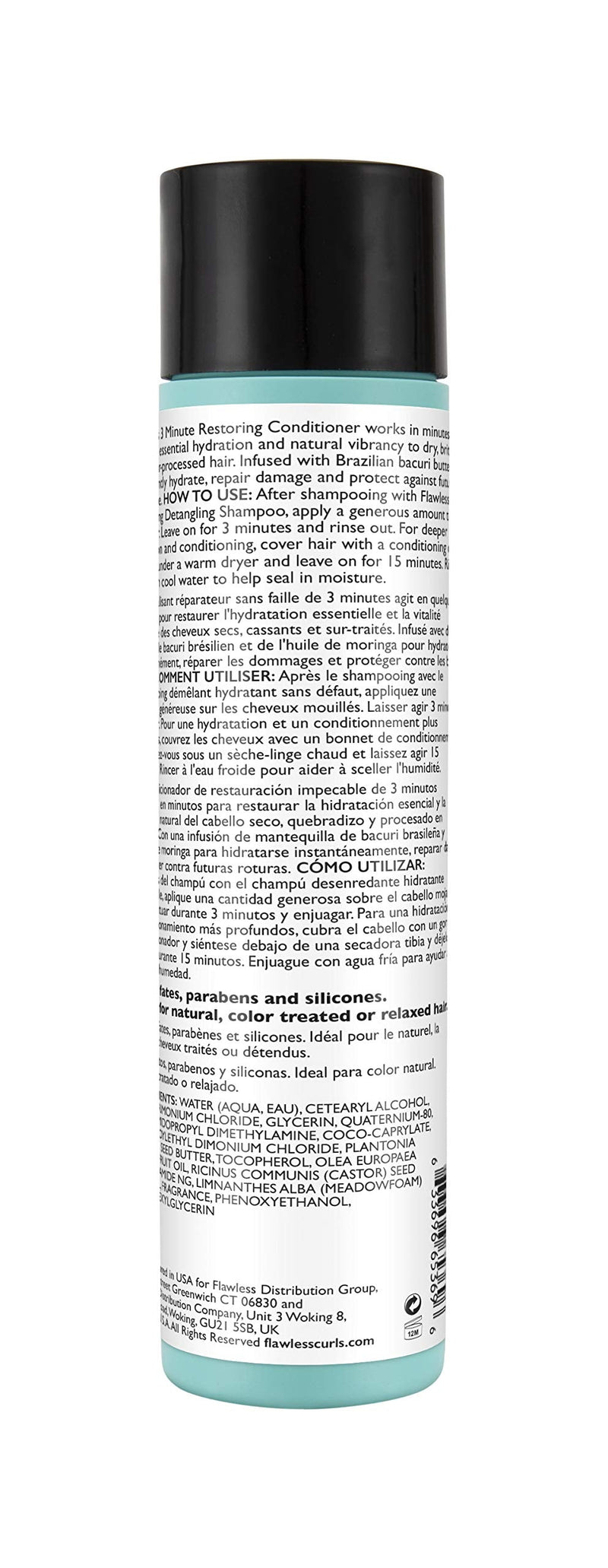 [Australia] - Flawless by Gabrielle Union - 3 Minute Restoring Hair Conditioner, 8 OZ 