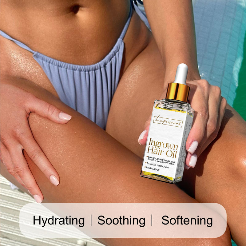 [Australia] - LA.PERSONAL Ingrown Hair Treatment, Razor Bump Treatment for Men and Women, Razor Bump and Burn Remover Ingrown Hair Oil for Bikini Area, Legs and Underarm Area After Shave 40 ML/1.4 FL OZ 