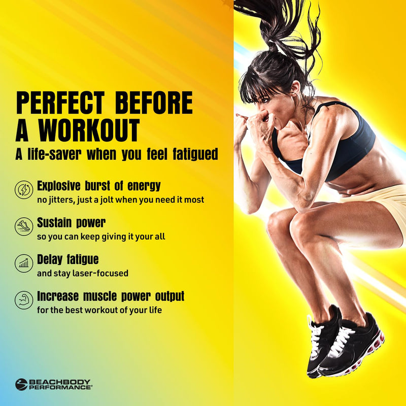 [Australia] - BODi Energize Pre Workout Powder - Beta-Alanine, Quercetin & Low-Dose Caffeine Formula for Enhanced Energy & Focus, Increase Energy & Endurance Supplement, Lemon Flavored, 40 Servings 8.5 Ounce (Pack of 1) 