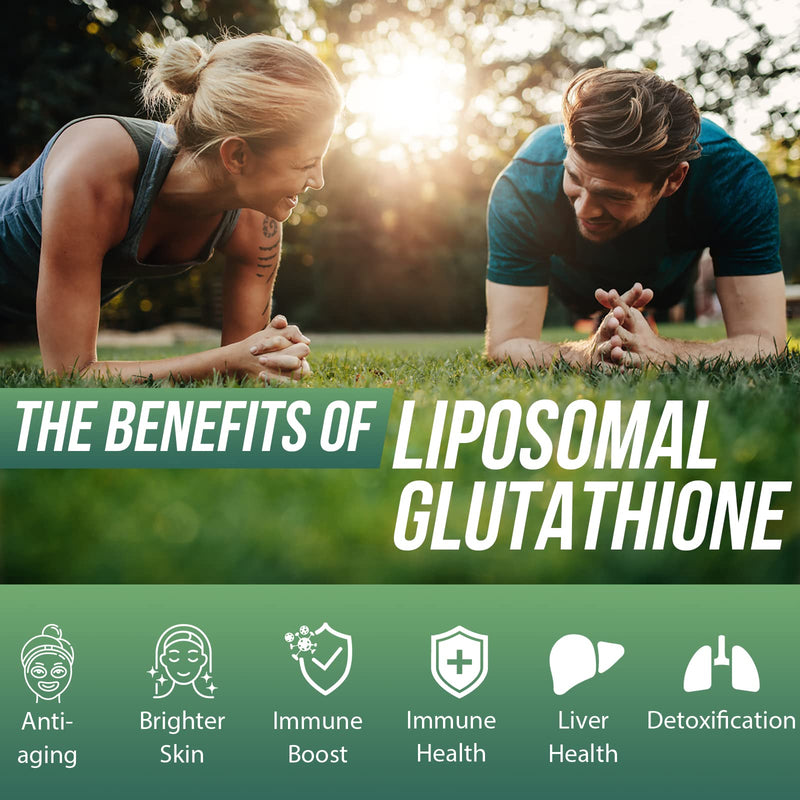 [Australia] - 1500 mg Liposomal Glutathione, Superior Absorption, Liquid Glutathione Supplement, Powerful Antioxidant, Liver Detox, Immune Enhancer, Soy-Free, non-GMO, Vegan & Gluten Fre, 4.05 fl.oz 2.03 Fl Oz (Pack of 2) 