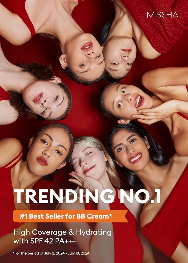 [Australia] - MISSHA M Perfect Cover BB Cream No.23 Natural Beige -Light/Medium with Cool/Neutral Undertone SPF 42 PA +++ 1.69 Fl Oz - Tinted Moisturizer for face with SPF 1.69 Fl Oz (Pack of 1) No.23 (Natural Beige) 