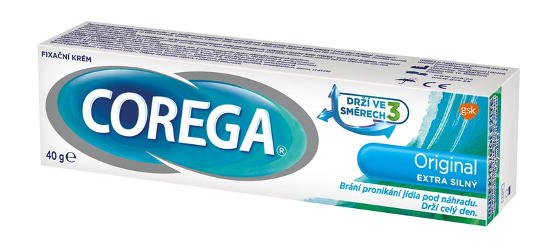 [Australia] - Corega Extra Strong - Denture Adhesive Cream - 40g 