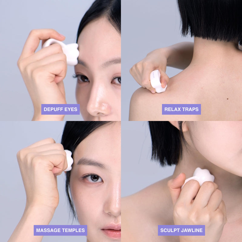 HAUA Ring Gua Sha, Premium Natural Ceramic, Face & Body Multi-Use Massager