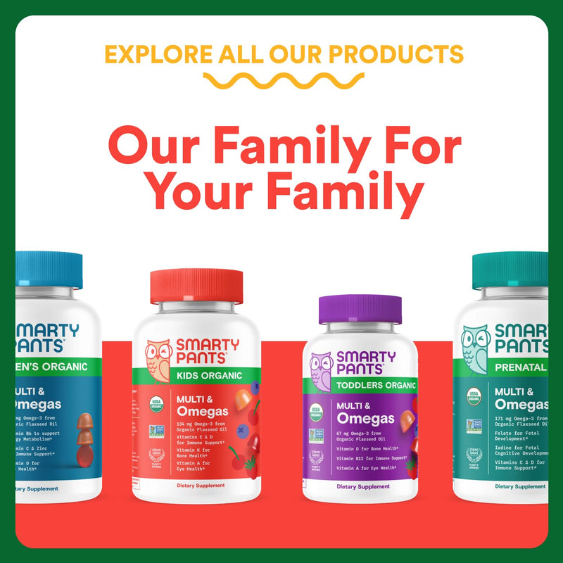 [Australia] - SmartyPants Kids Multivitamin & Fiber Gummies: Prebiotic Fiber to Support Kids Digestion with Vitamin D3, C, Vitamin B12, B6, A, Zinc, Biotin, Folate, Three Fruit Flavors, 90 Count (30 Day Supply) New Formula 90 Count (Pack of 1) 