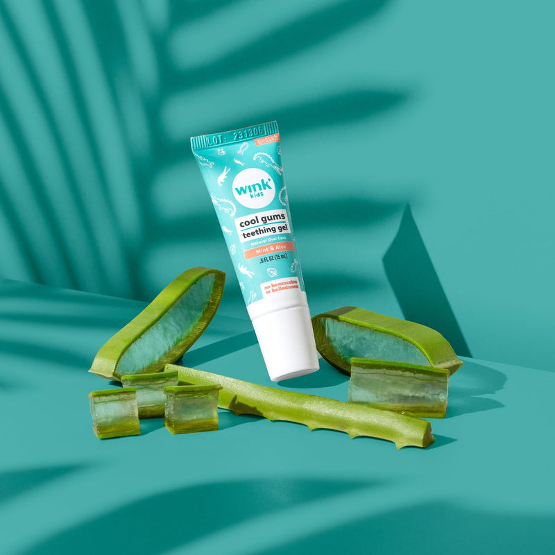 [Australia] - Wink Well - Baby Teething Relief for Infants and Kids, Cooling, Soothing Natural Gel for Sore Gums and Other Teething Discomfort (4 Pack, 15 ml Each) 