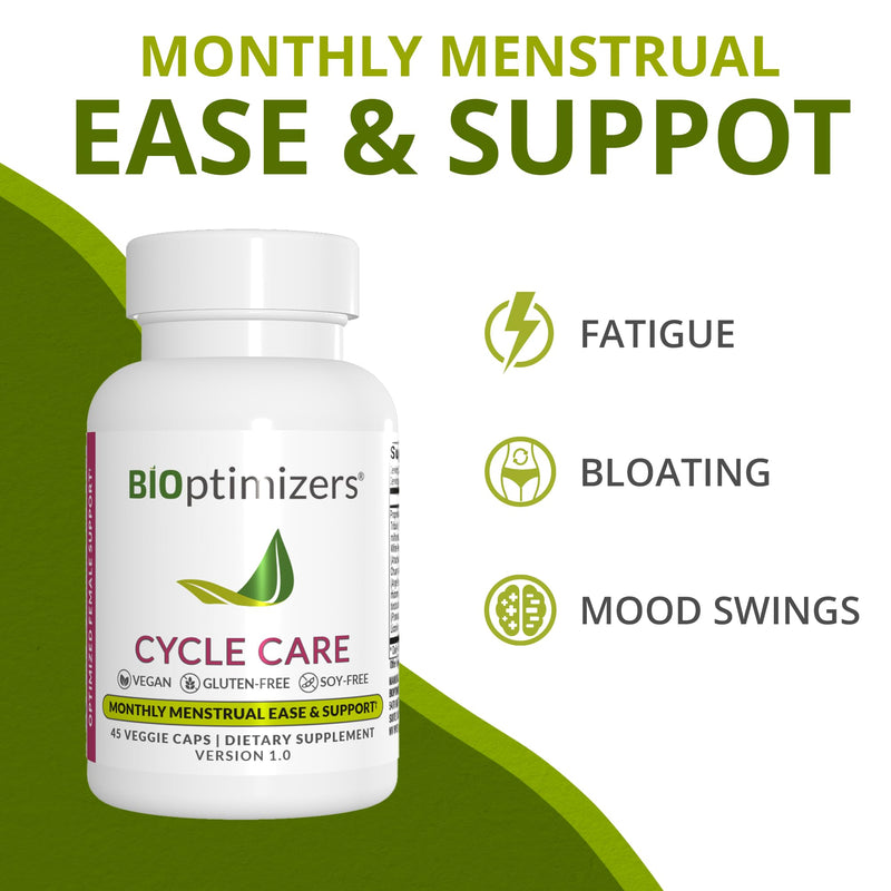 [Australia] - BIOptimizers - Cycle Support - Period Support Supplement for Women - Bloating and Cramping Menstrual Relief - 45 Capsules 45 Count (Pack of 1) 