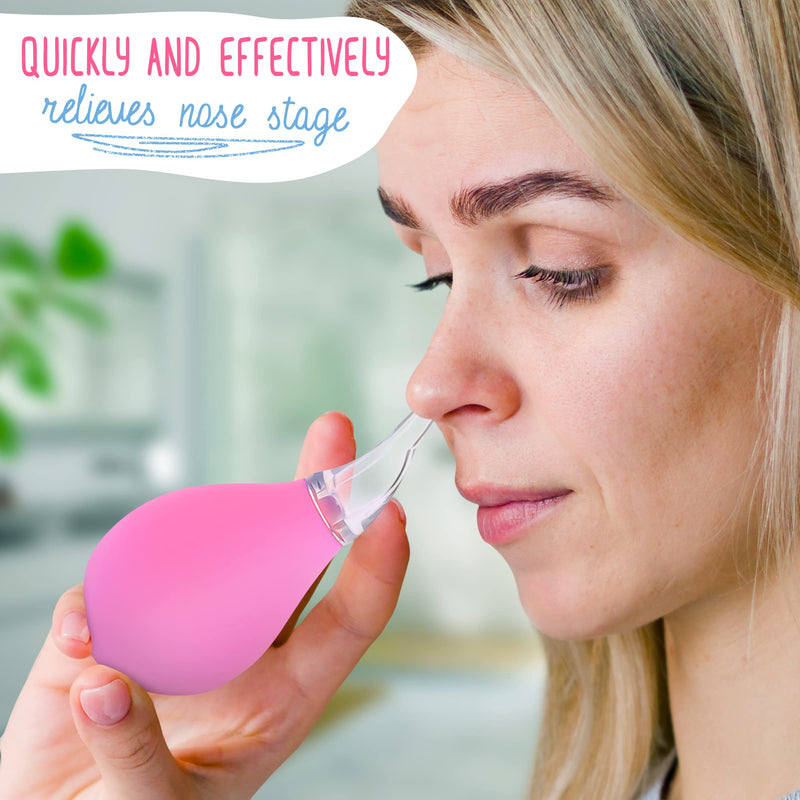 Nasal Aspirator for Baby - 3Pcs Baby Booger Sucker Newborn Baby Nose Sucker Ear Cleaner Toddler Food Baby Medicine Dispenser - Infant Congestion Relief Nose Aspirator for Babies