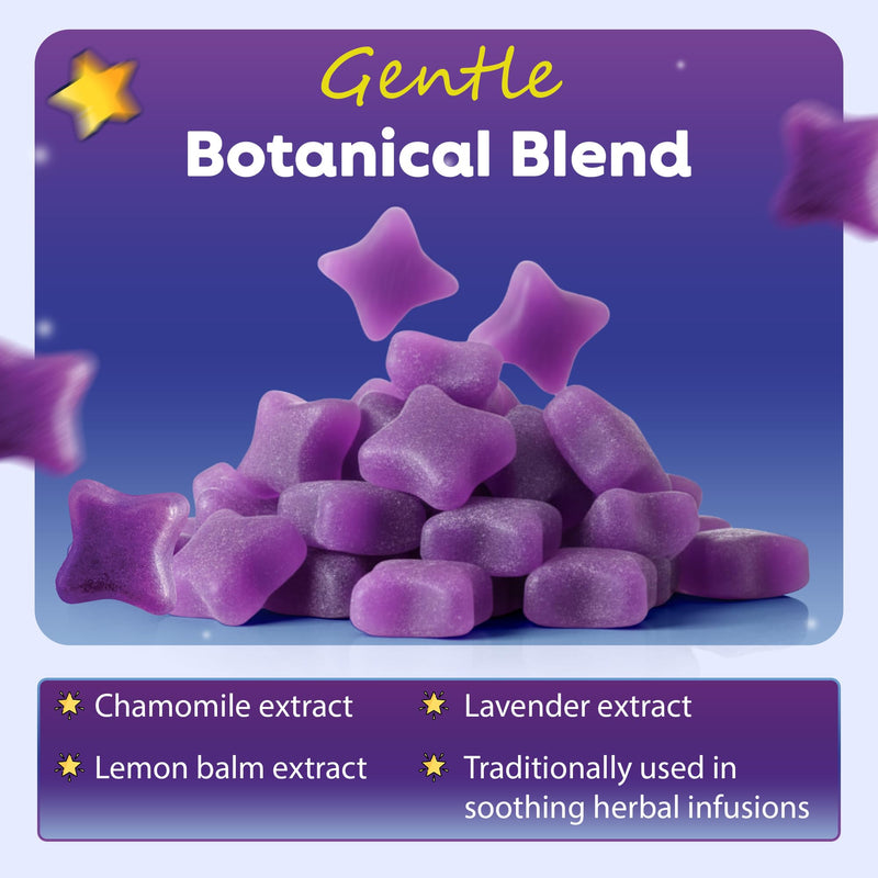 Kids Bedtime Gummies | Sugar-Free | 2-Month Supply | Evening Routine | Magnesium + L-Theanine | Ages 5–12 | GummyUp+