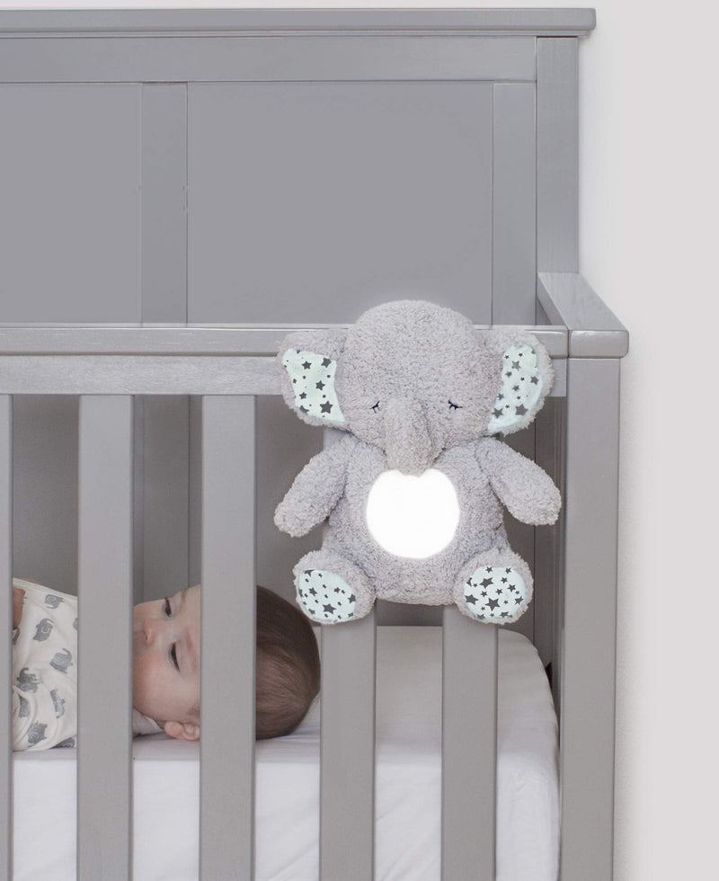 [Australia] - Soft Dreams Elephant Music and Glow Soother, Grey/Mint 