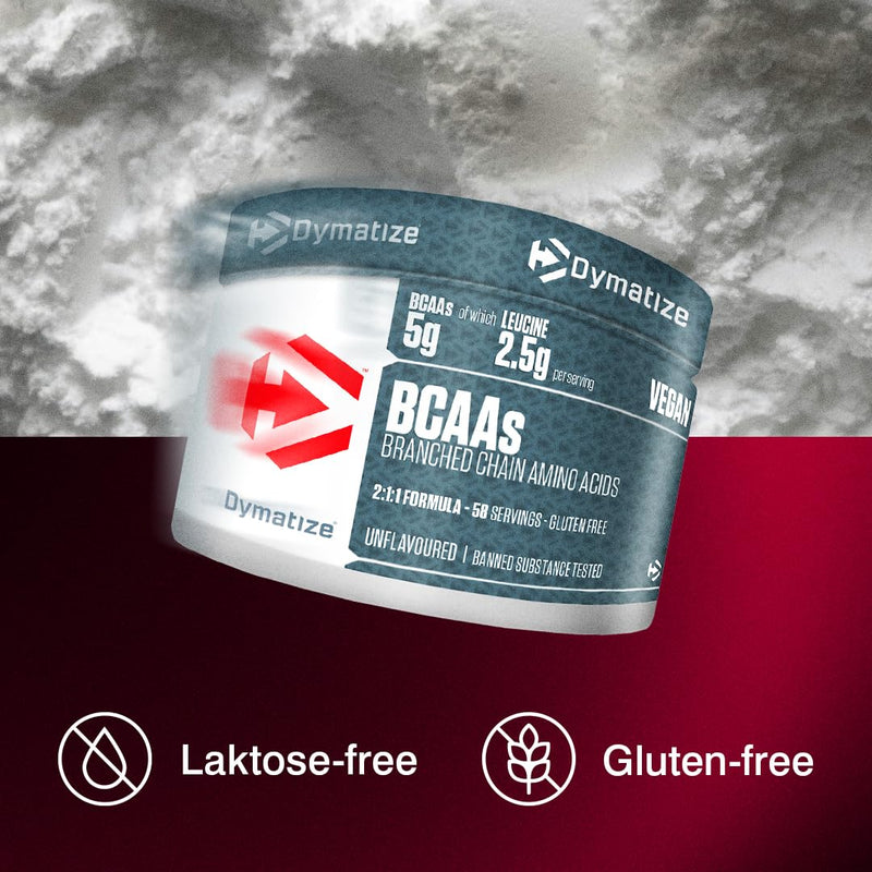 Dymatize BCAA Powder 300g - Essential Amino Acids - Leucine, Isoleucine, Valine 58 Servings