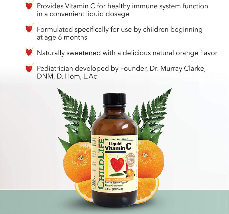 [Australia] - CHILDLIFE ESSENTIALS Immune Support 4-Pack for Infants, Babies, Kids, and Toddlers - Vitamin D3 Natural Berry Drops, Liquid Vitamin C Natural Orange, Echinacea Natural Orange, and First Defense 