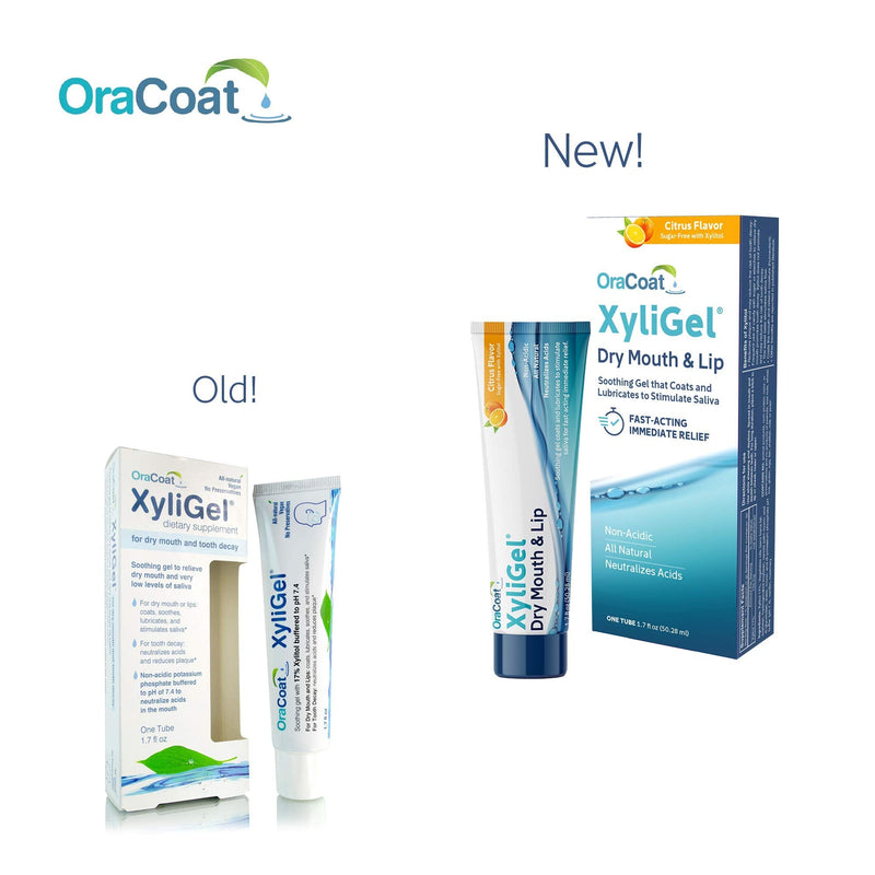 [Australia] - OraCoat XyliGel 1 Pack Soothing Dry Mouth Moisturizing Relief Gel with Xylitol, Sugar Free, for Dry Mouth, Stimulates Saliva Production, Non-Acidic, Daytime and Night Time Use 1 Count (Pack of 1) 