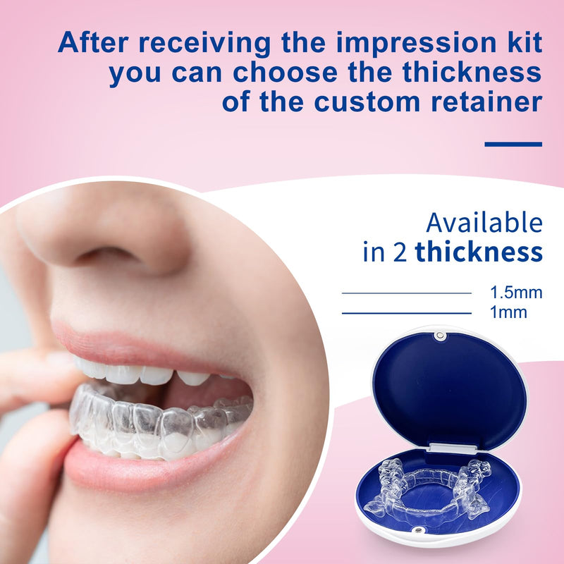 [Australia] - Custom Clear Retainers - Invisible Teeth Retainer for Adults & Teens - Comfortable & Durable Orthodontic Retainer (Upper & Lower Set) Retainer Set 