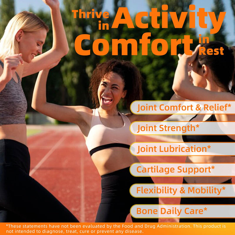 [Australia] - ZEBORA Glucosamine Chondroitin Joint Support Supplement, with MSM Turmeric Boswellia, Glucosamine Sulfate, Glucosamine Chondroitin MSM, for Joint Health & Relief Nutritional Supplements, 120 Capsules 120 Count (Pack of 1) 