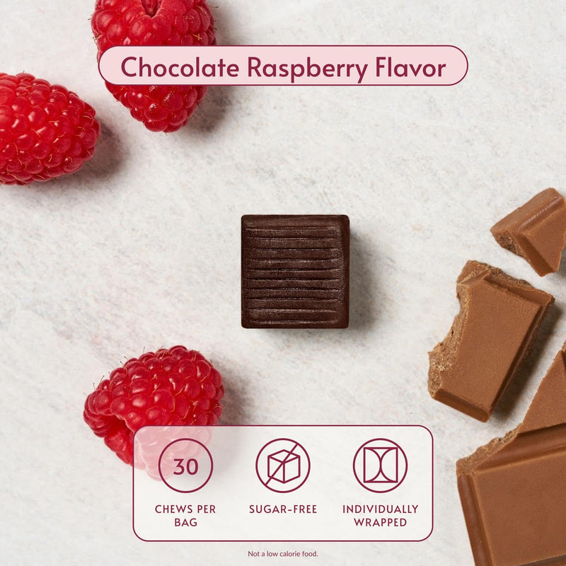 Bariatric Advantage Iron Chewy Bite, Chocolate Raspberry, 30 Count | 30 mg Iron per Serving, with Vitamin C, for Bariatric Patients, Sugar-Free Chewy Bite, Chocolate Raspberry Flavor 30 Count (Pack of 1)