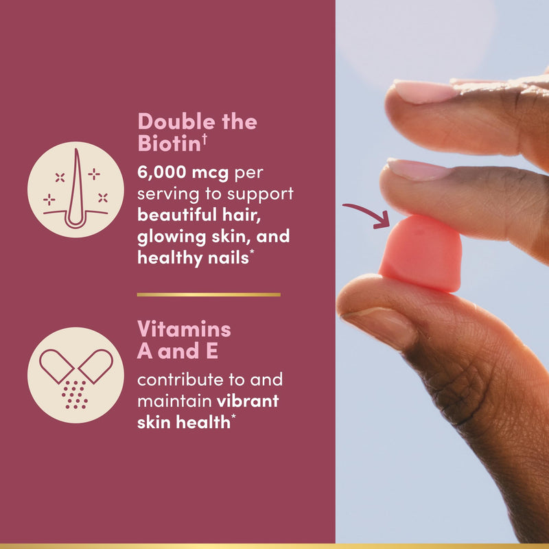 Nature's Bounty Optimal Solutions Advanced Hair, Skin & Nail Pectin Gummies 200 Count (Pack of 1)