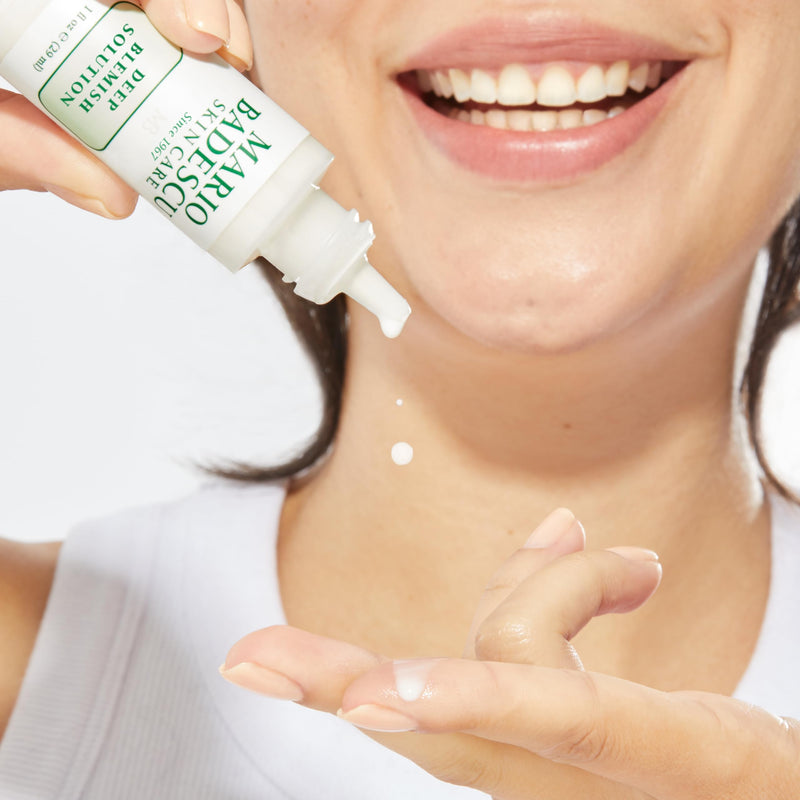 Mario Badescu Deep Blemish Solution, Spot Treatment for Face with Potent Zinc Oxide, Niacinamide and B Vitamins Overnight Treatment Serum that Targets Large Blemishes Under the Skin Deep Blemish Solution - NEW!!!
