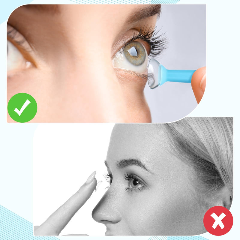 [Australia] - "10Pcs Contact Lens Remover Tool,Hard Scleral Lens Remover Tool,Soft Silicone Eye Contact Lens Plunger Suction Cup Lens Inserter Tools for Remover Contact Lens " 