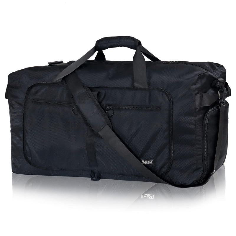 65L Duffle Bag Black & Fmeida Personal Item Bag Black