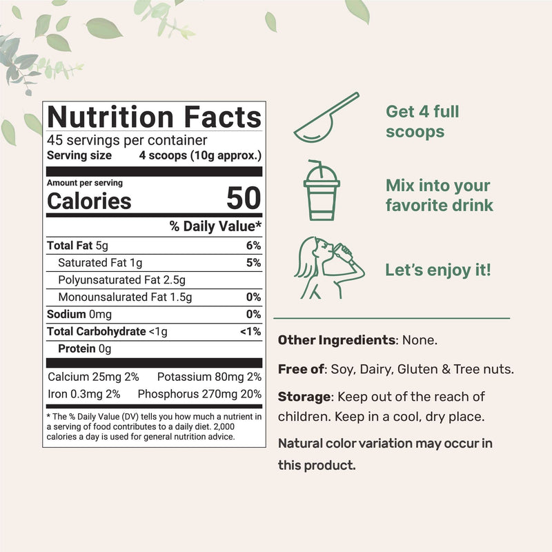 [Australia] - Micro Ingredients Organic Sunflower Lecithin Powder, 1 Pound, Sustainable Farmed, Cold Pressed, Rich in Phosphatidyl Choline and Protein, Making Liposomal Vitamin C, Lactation Supplement, Non-GMO 
