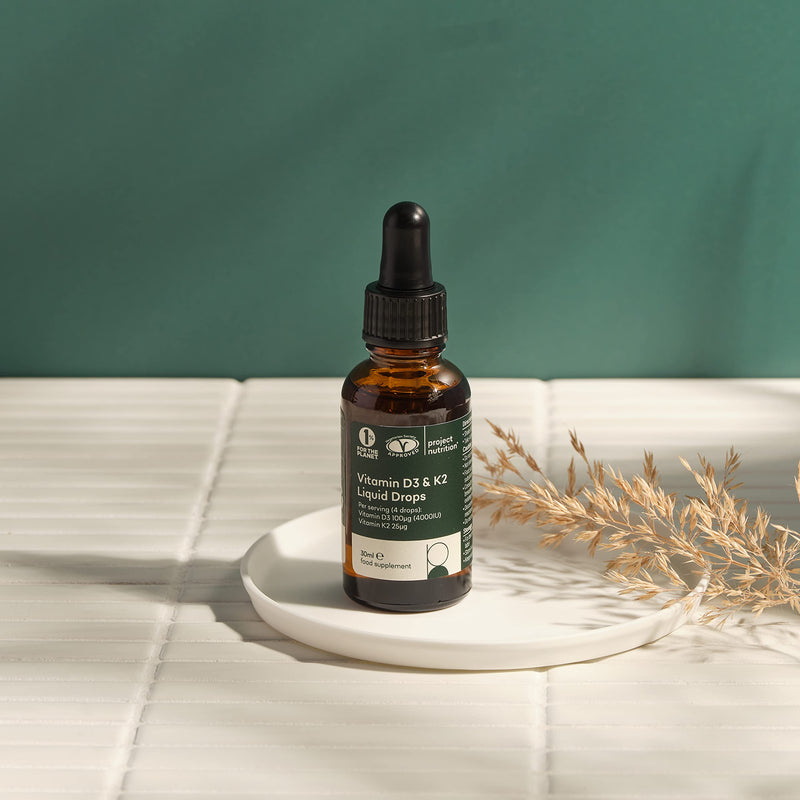 Vitamin D3 K2 Drops 4000IU - 30ml Bottle
