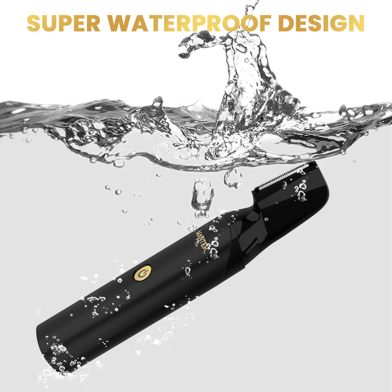 Body Trimmer for Men, Includes 2 Quick Change Trimmer Heads Electric Body Groomer Shavers