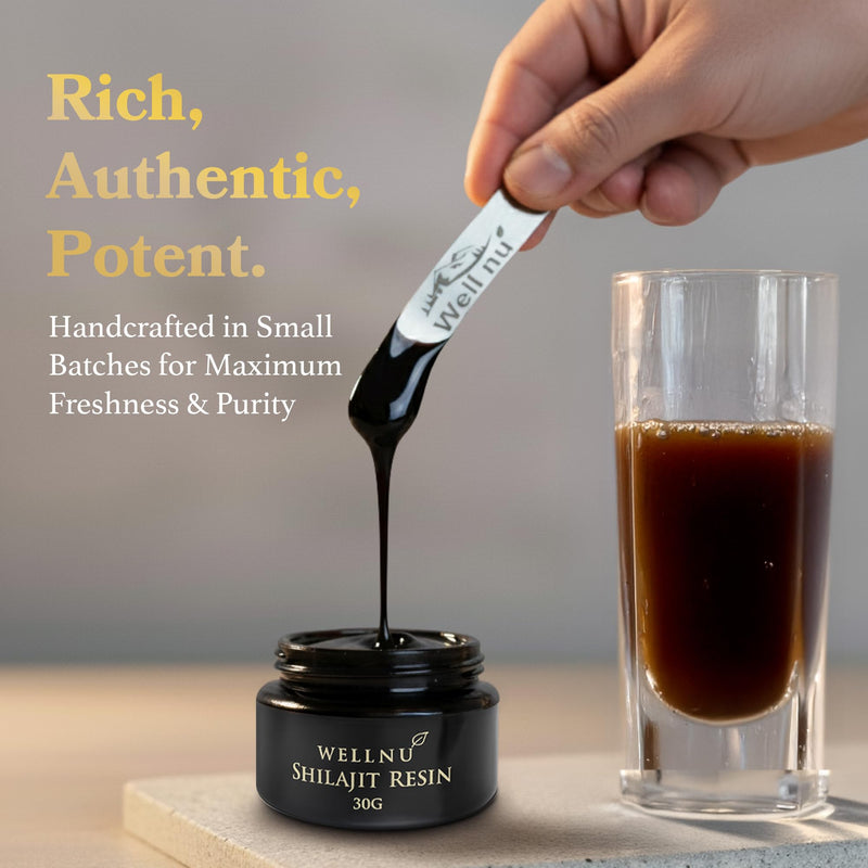 Shilajit Resin 30g – Pure Himalayan Shilajit, UK Lab Tested & Heavy Metal Screened, 85+ Trace Minerals, Sun-Dried, Natural Energy Support, Up to 3 Months Supply