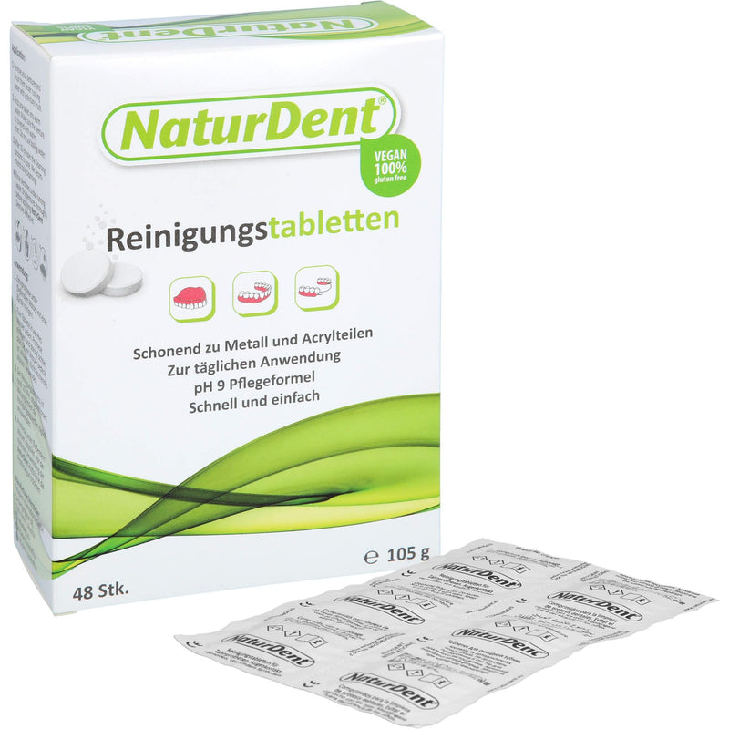 [Australia] - NATURDENT cleaning tablets 48 pcs 