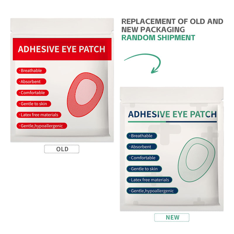 40PCS Adhesive Eye Patches for Adults Breathable Eyepatch Disposable Eye Pad Bandages for Adults Help Lazy Eye 40 Count