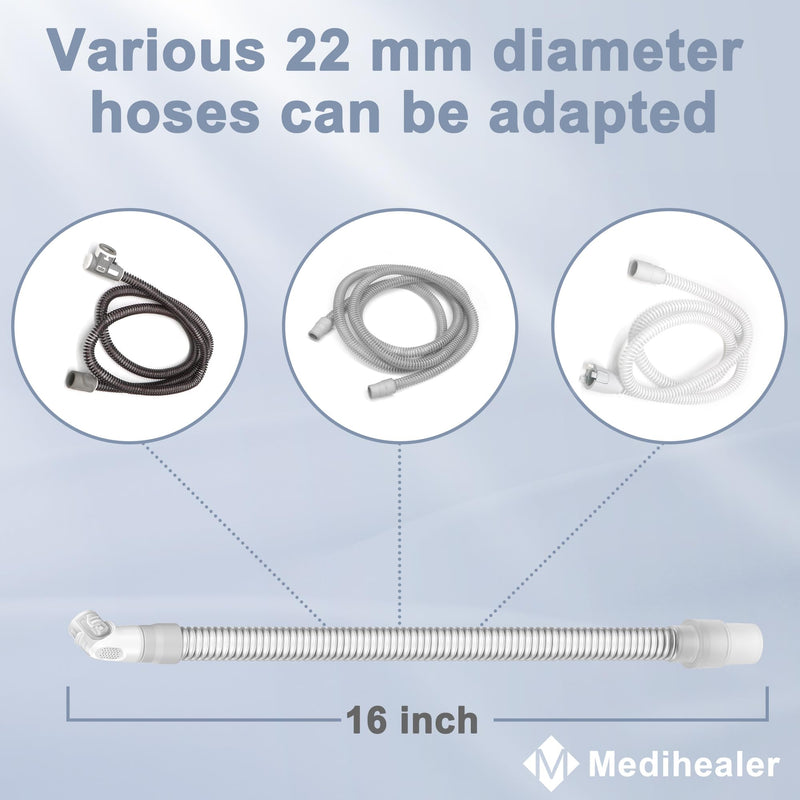 [Australia] - 2 Packs Replacement Tube for Airfit N20,FSA HSA Eligible, Replacement Short Tube Compatible with N20, Great Value CPAP Supplies by Medihealer. 