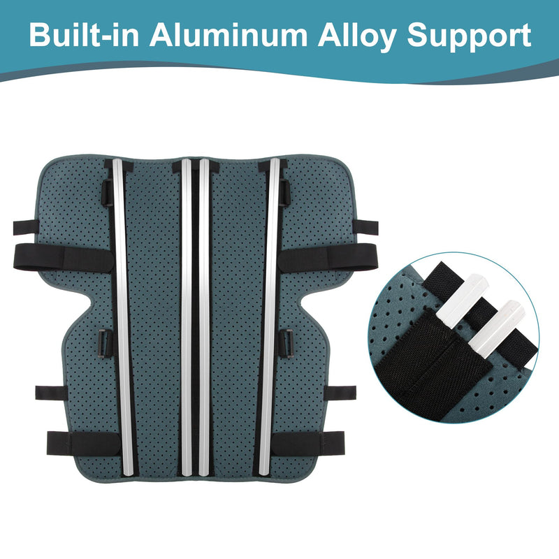 [Australia] - Knee Immobilizer Brace for Orthopedic for Pain,Knee Fractures,Instability, ACL,MCL,MeniscusTear,Arthritis,Displacement Post Surgery Recovery 21.8" Length Women Men Leg Braces Universa (M) M 