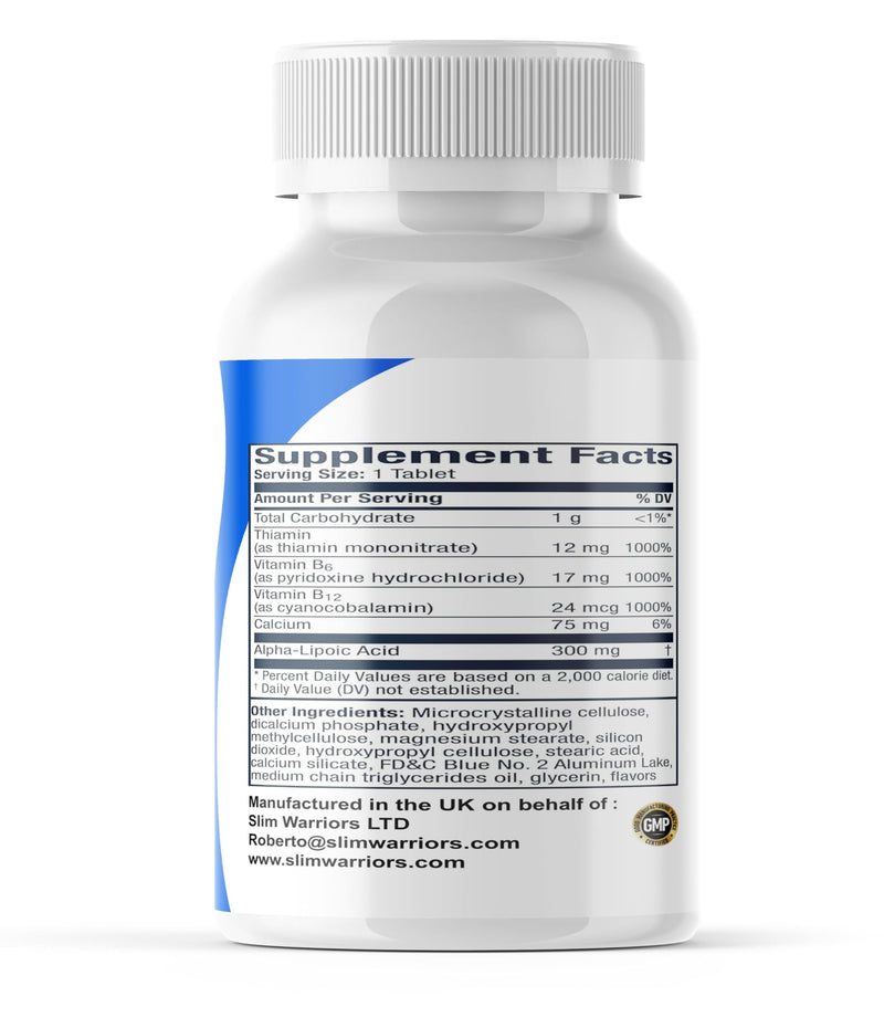 Nervovive - Brain Health Support - Clinically Researched Ingredients - All Natural - 60 Capsules/Slim Warriors