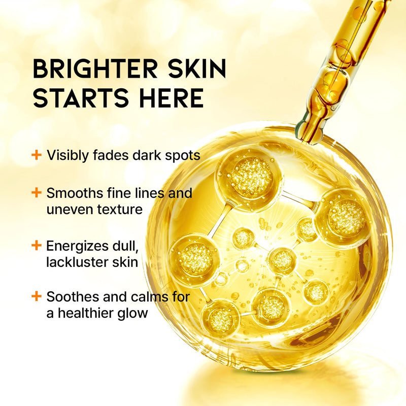 #OOTD Vitamin C Facial Serum for a Radiant, 1.69 fl oz | Korean Skincare | Radiant skin vitamin serum for face; defends against free radicals, fades dark spots & smooths texture for youthful glow Vitamin C Serum