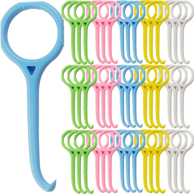 TIHOOD 45PCS Aligner Remover Tool, 5 Colors Clear Aligner Removal Tool for Invisible Removable Braces, Oral Care Disassembly Accessories